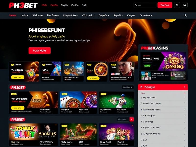 Welcome to ph3bet.com – your ultimate destination for premium online gambling. Explore casino games, sports betting, poker tournaments, and exclusive bonuses. Join the trusted platform now!