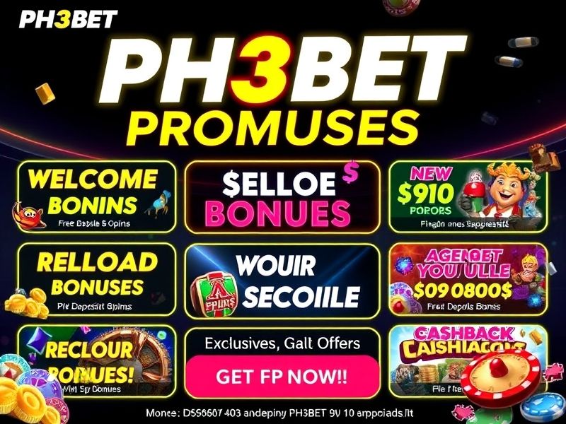 Welcome to ph3bet.com – your ultimate destination for premium online gambling. Explore casino games, sports betting, poker tournaments, and exclusive bonuses. Join the trusted platform now!